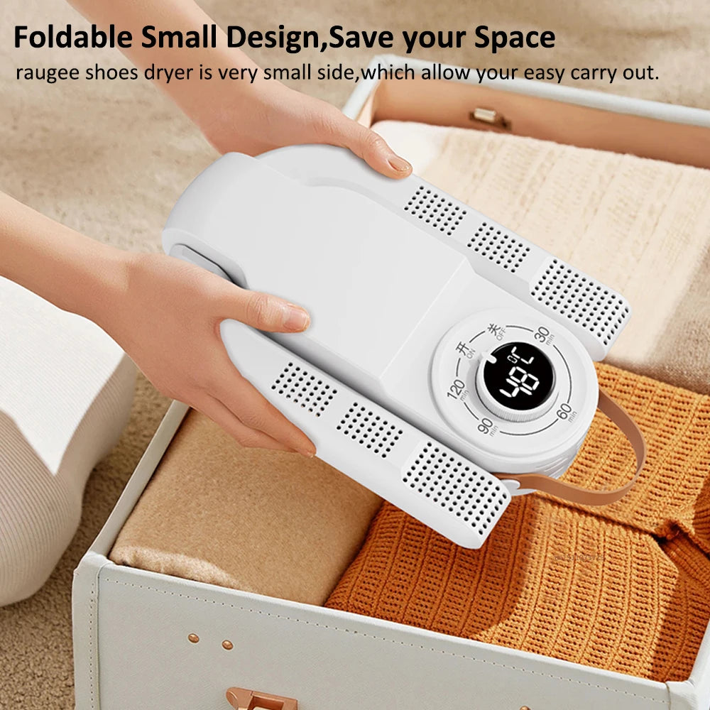 220V Electric Shoe Dryer Boots Drying Machine Foldable Portable Footwear Dryer For Sneakers Slippers Fast Dry Heater