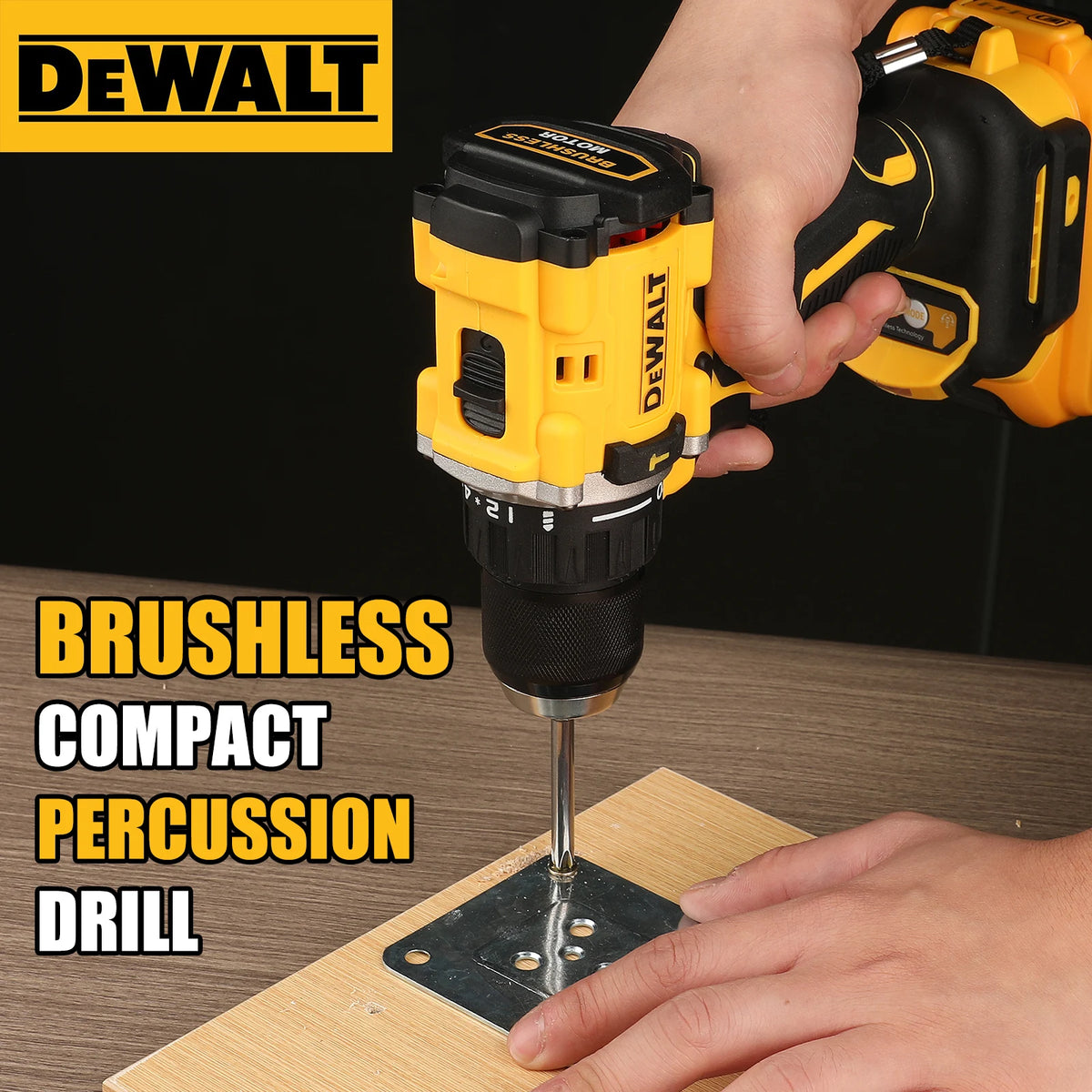 DEWALT DCD805 20V High - Performance Brushless Cordless Impact Drill & Screwdriver - Ideal for Pros & DIYers (Naked Tool)