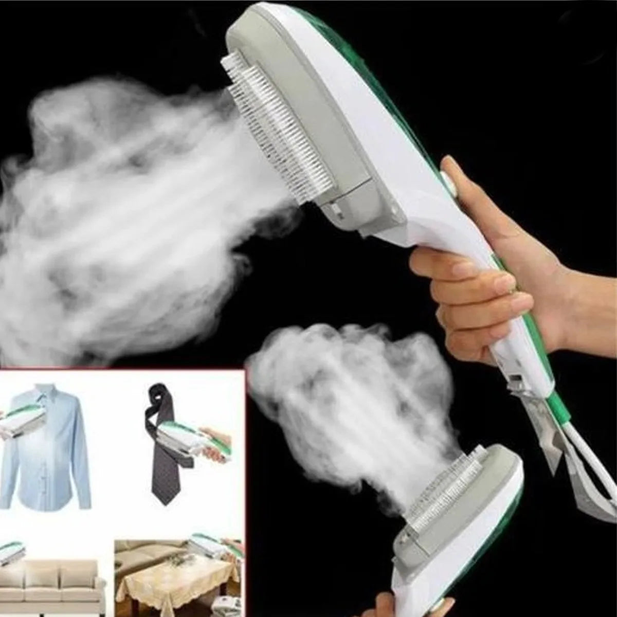 1000W Handheld Garment Steamer Brush Portable Steam Iron Clothes Generator Ironing Steamer For Clothes Underwear Home Appliances