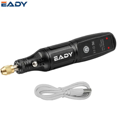 Mini Electric Drill USB Rechargeable Cordless Engraving Pen Dremel Tools Rotary Tool Cordless Hand Drill Mini Polisher for Hand
