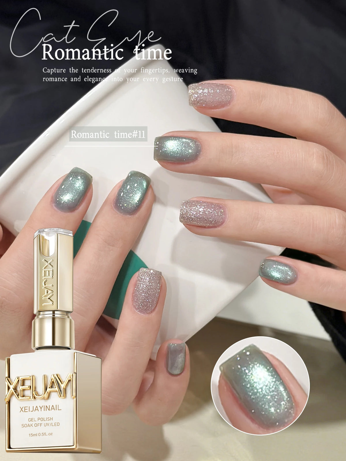 1PC 15ml Eggshell Gel Nail Polish Quail Egg Semi Permanent Nail Gel All For Manicure Soak Off UV LED Gel Varnish Nail Art
