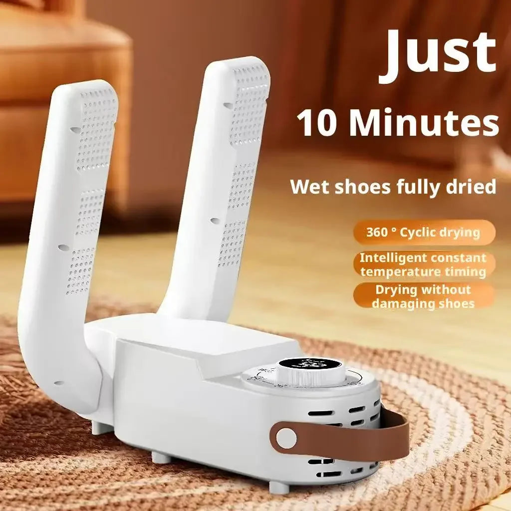 All-in-1 Smart Shoe Dryer Portable Automatic Fast Drying with Deodorization & Sterilization – Perfect for Home and Dorm Living