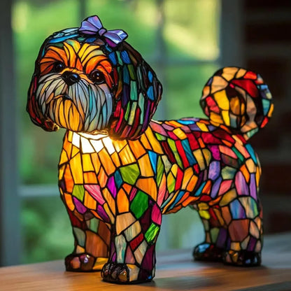 Fun Unique Artistic Cute Dog Shaped Decorative Ornament Small Night Light Modern New Design Atmospheric Lighting