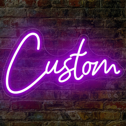 Custom LED Neon Signs, Personalized Letter Light Wall Decor for Weddings, Birthdays, Bedrooms, Game Rooms, Bars & Beauty Studios