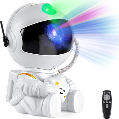 Astronaut Galaxy Projector, Night Light for Kids, Nebula Ceiling LED Lamp, Room Decor, Remote Control, Gifts for Birthdays