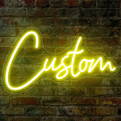 Custom LED Neon Signs, Personalized Letter Light Wall Decor for Weddings, Birthdays, Bedrooms, Game Rooms, Bars & Beauty Studios