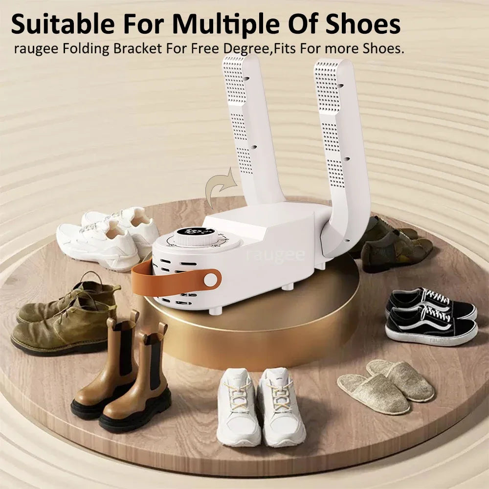 220V Electric Shoe Dryer Boots Drying Machine Foldable Portable Footwear Dryer For Sneakers Slippers Fast Dry Heater