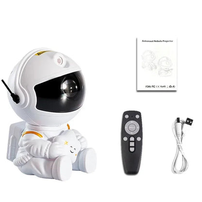 Galaxy Star Projector Night Lights, Starry Sky, Astronaut Atmosphere LED Lamp Decorative Bedroom Ceiling for Kids Children Gifts