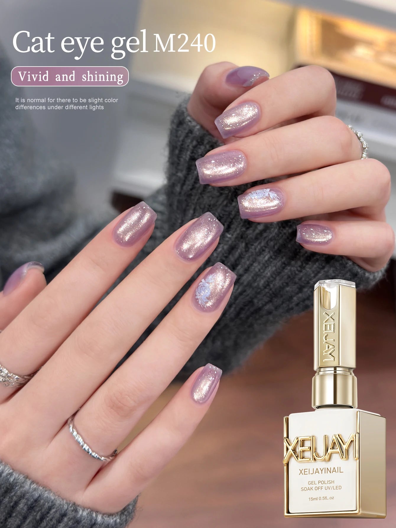 1PC 15ml Eggshell Gel Nail Polish Quail Egg Semi Permanent Nail Gel All For Manicure Soak Off UV LED Gel Varnish Nail Art