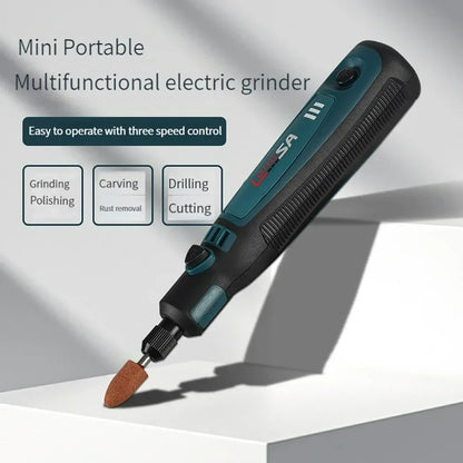 Cordless Electric Drill Micro Rotary Tool 3.6V 5000-10000-15000r Rechargeable Wireless Mini Grinder Mini Drill Engraver Kit