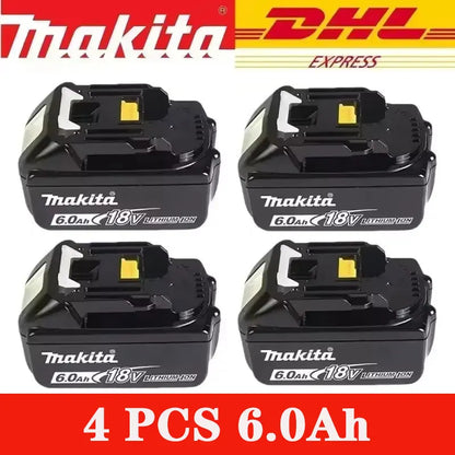 Original Makita 6.0Ah for Makita 18V Battery BL1830B BL1850B BL1850 BL1840 BL1860 BL1815 Replacement Lithium Battery