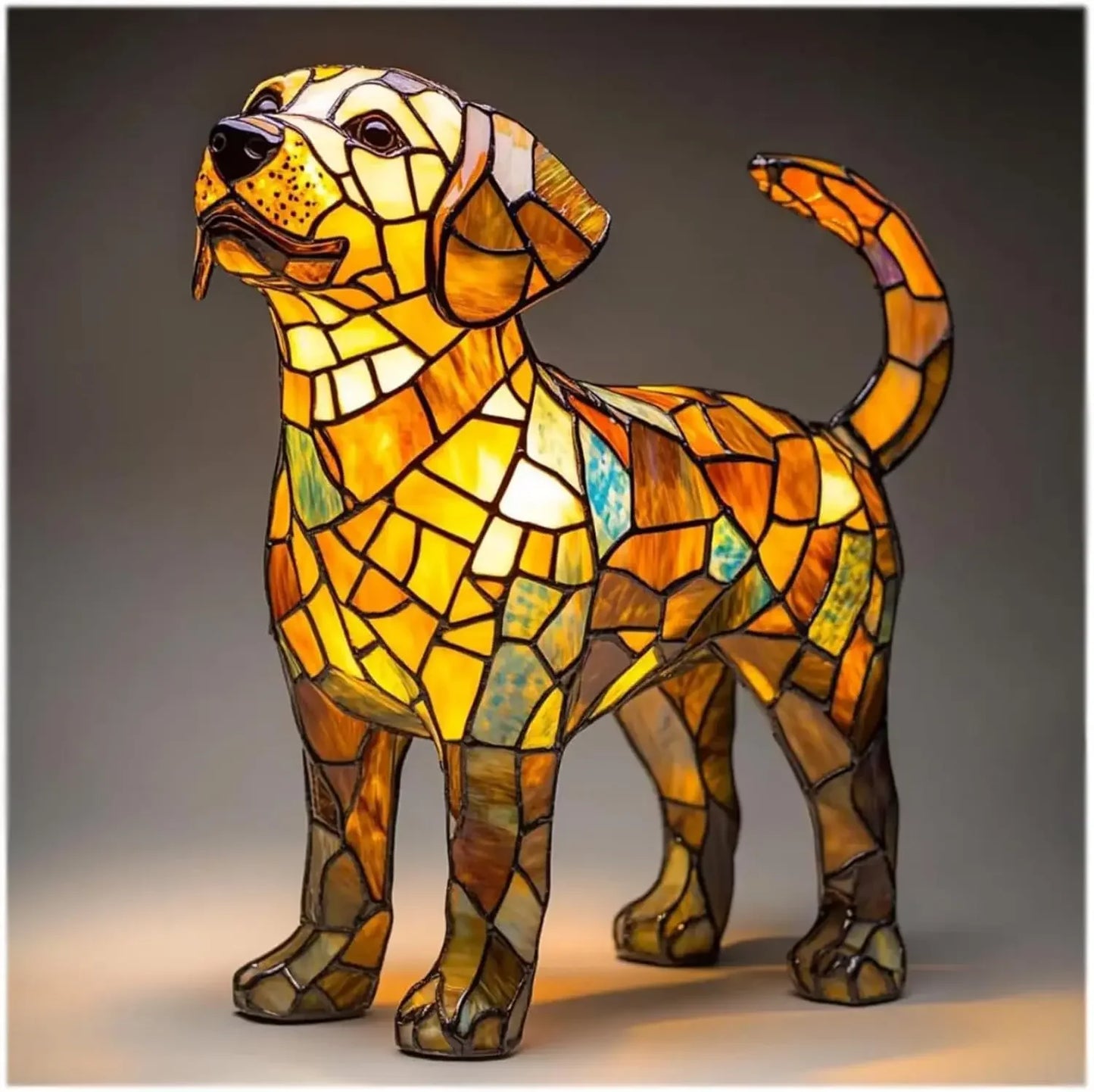 Fun Unique Artistic Cute Dog Shaped Decorative Ornament Small Night Light Modern New Design Atmospheric Lighting