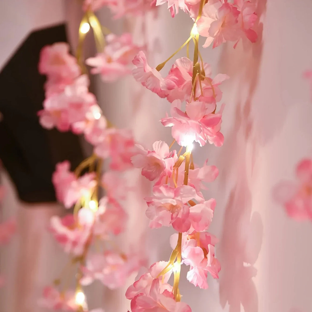 LED Cherry Blossom Lamp String Yard Light New Year Decor Festival Garden Lawn Indoor LED Outdoor Home Wedding Decorative Lights