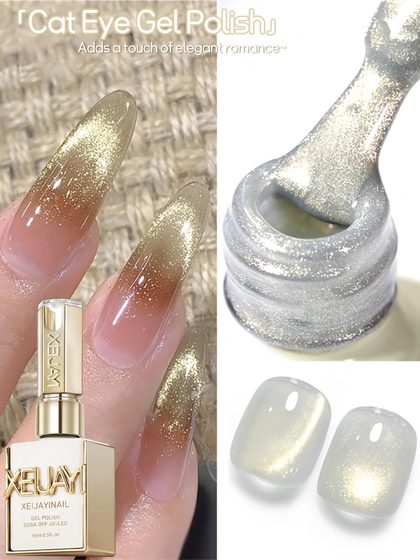 1PC 15ml Eggshell Gel Nail Polish Quail Egg Semi Permanent Nail Gel All For Manicure Soak Off UV LED Gel Varnish Nail Art