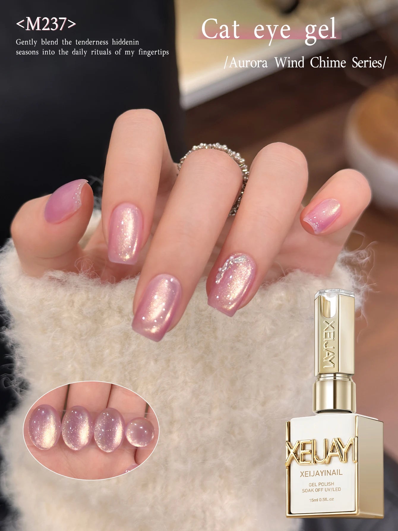 1PC 15ml Eggshell Gel Nail Polish Quail Egg Semi Permanent Nail Gel All For Manicure Soak Off UV LED Gel Varnish Nail Art