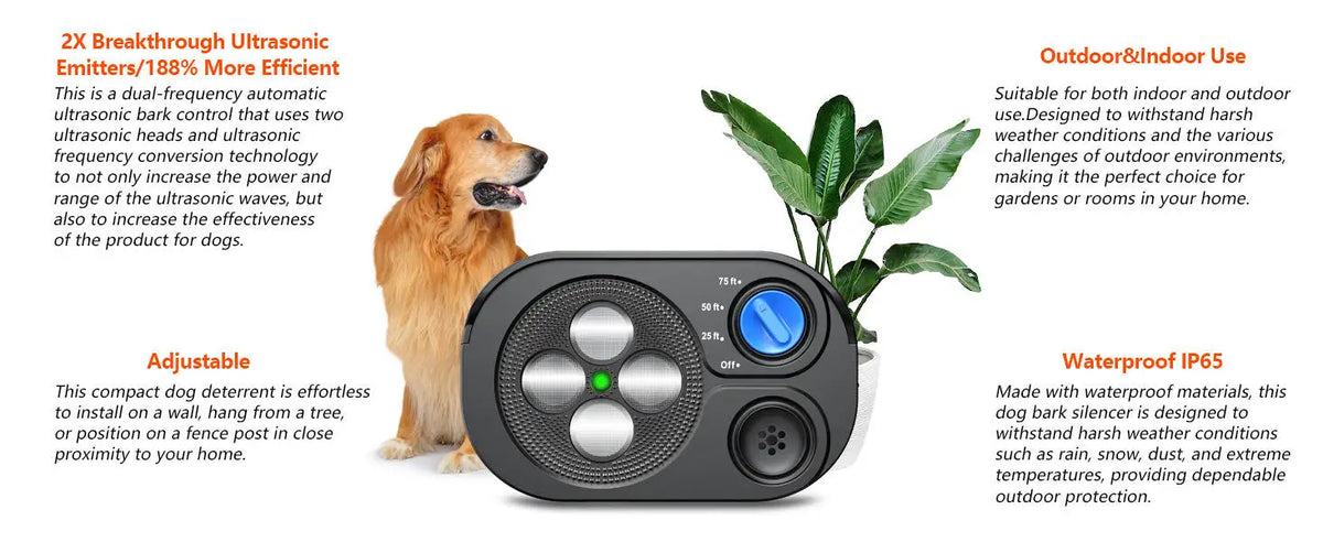 New Ultrasonic Barking Stop Device, Dog Driving Device, Noise Prevention Training Device, Automatic Dog Barking Stop Device