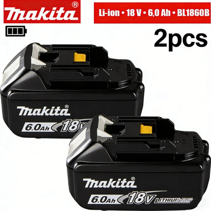 Original makita accessories 6Ah for Makita 18V Battery BL1830B BL1850B BL1850 BL1840 BL1860 BL1815 Replacement Lithium Battery