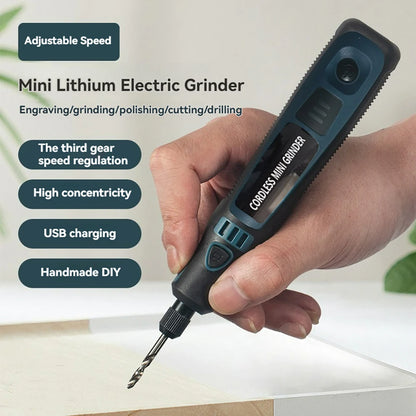 Cordless Electric Drill Micro Rotary Tool 3.6V 5000-10000-15000r Rechargeable Wireless Mini Grinder Mini Drill Engraver Kit
