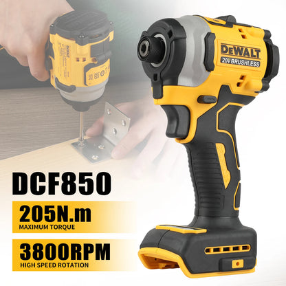 DeWalt Dcd805 Dcf850 DWBAG Lithium Brushless Motor Screwdriver Electric Screwdriver Electric Hand Drill Impact Drill
