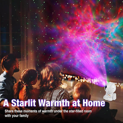 Astronaut Galaxy Projector, Night Light for Kids, Nebula Ceiling LED Lamp, Room Decor, Remote Control, Gifts for Birthdays