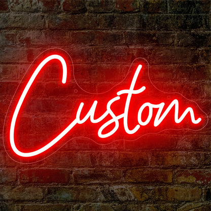 Custom LED Neon Signs, Personalized Letter Light Wall Decor for Weddings, Birthdays, Bedrooms, Game Rooms, Bars & Beauty Studios