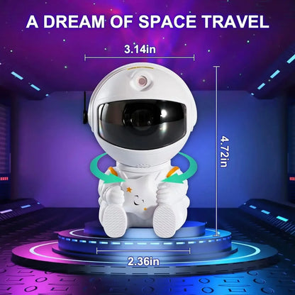Galaxy Star Projector Night Lights, Starry Sky, Astronaut Atmosphere LED Lamp Decorative Bedroom Ceiling for Kids Children Gifts