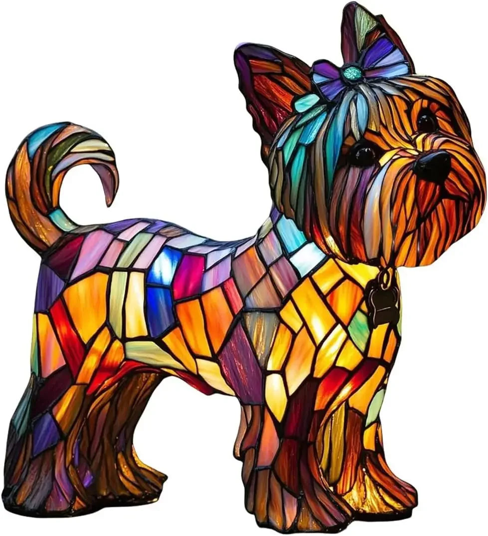 Fun Unique Artistic Cute Dog Shaped Decorative Ornament Small Night Light Modern New Design Atmospheric Lighting