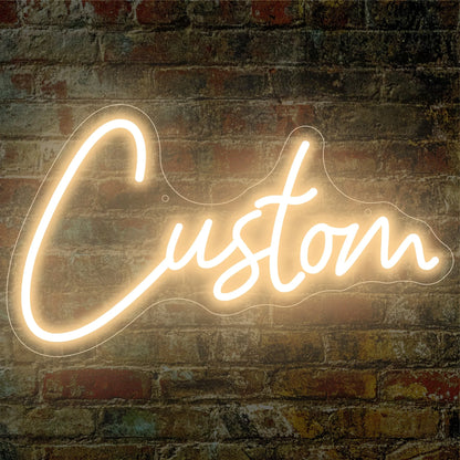 Custom LED Neon Signs, Personalized Letter Light Wall Decor for Weddings, Birthdays, Bedrooms, Game Rooms, Bars & Beauty Studios