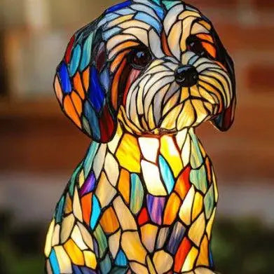 Fun Unique Artistic Cute Dog Shaped Decorative Ornament Small Night Light Modern New Design Atmospheric Lighting