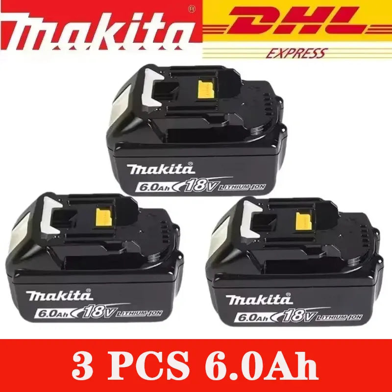 Original Makita 6.0Ah for Makita 18V Battery BL1830B BL1850B BL1850 BL1840 BL1860 BL1815 Replacement Lithium Battery
