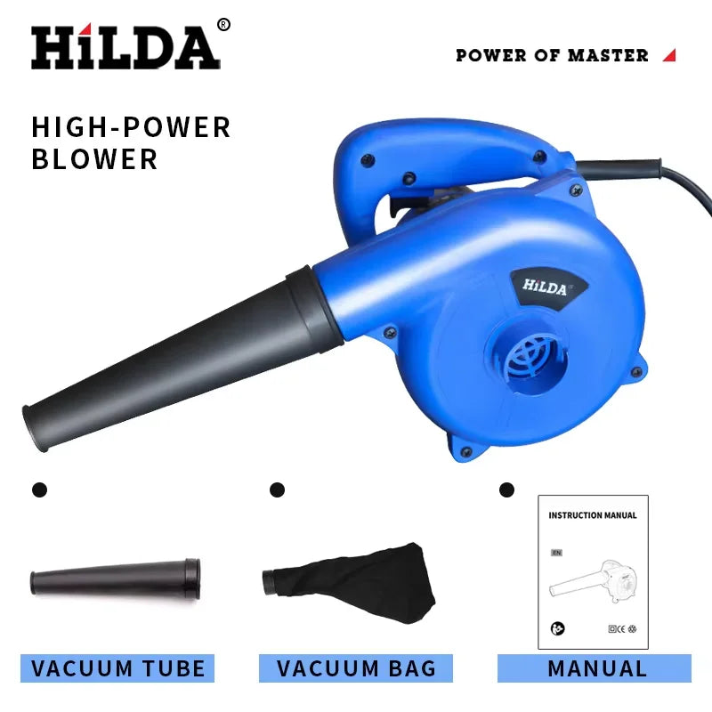 HILDA 1000W Electric Air Duster Computer Cleaner - High Power Dust Blower for Electronic Devices Dust Collector Blower