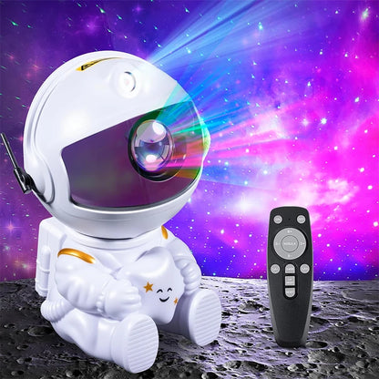 Astronaut Galaxy Projector, Night Light for Kids, Nebula Ceiling LED Lamp, Room Decor, Remote Control, Gifts for Birthdays