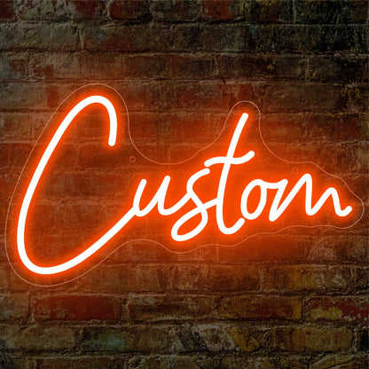 Custom LED Neon Signs, Personalized Letter Light Wall Decor for Weddings, Birthdays, Bedrooms, Game Rooms, Bars & Beauty Studios