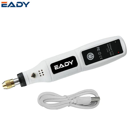 Mini Electric Drill USB Rechargeable Cordless Engraving Pen Dremel Tools Rotary Tool Cordless Hand Drill Mini Polisher for Hand