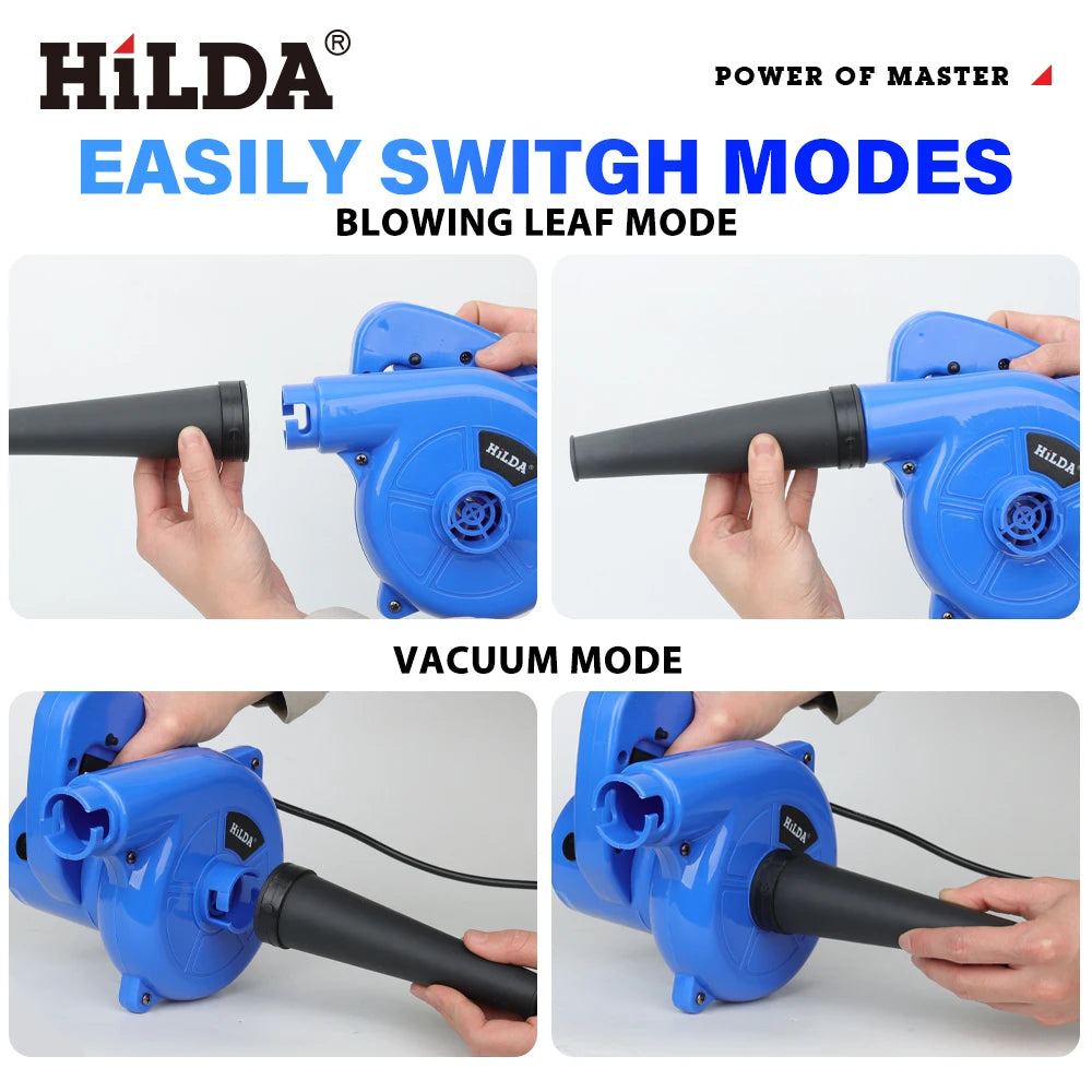 HILDA 1000W Electric Air Duster Computer Cleaner - High Power Dust Blower for Electronic Devices Dust Collector Blower