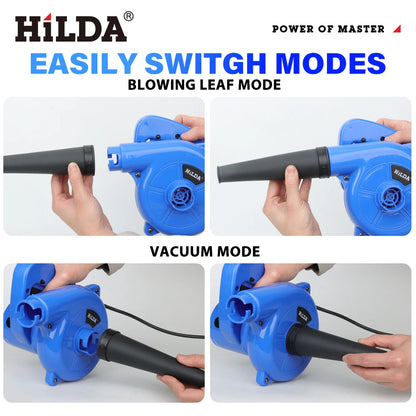 HILDA 1000W Electric Air Duster Computer Cleaner - High Power Dust Blower for Electronic Devices Dust Collector Blower