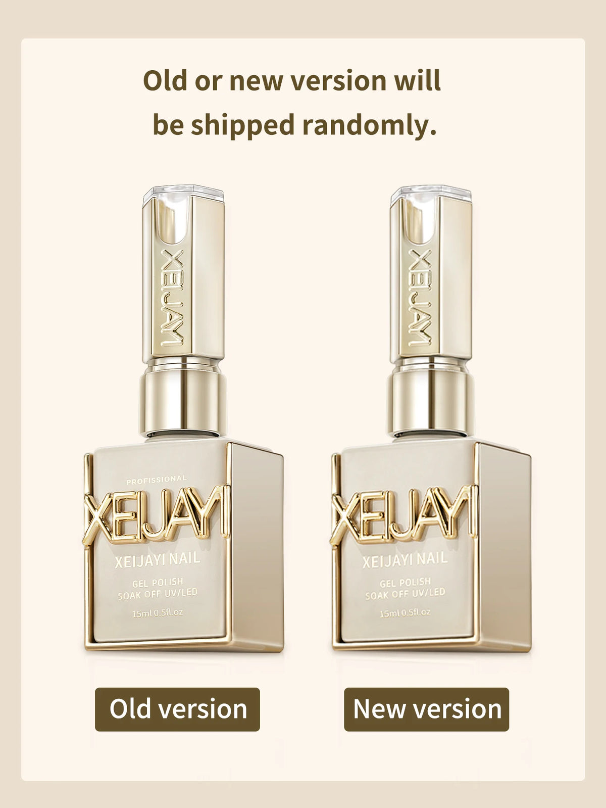 XEIJAYI 2PCS 15Ml Golden Reflective Cat's Eye Magnetic Gel Soaking UV LED Gel Salon Female Nail Art Tools Cat Eye Nails