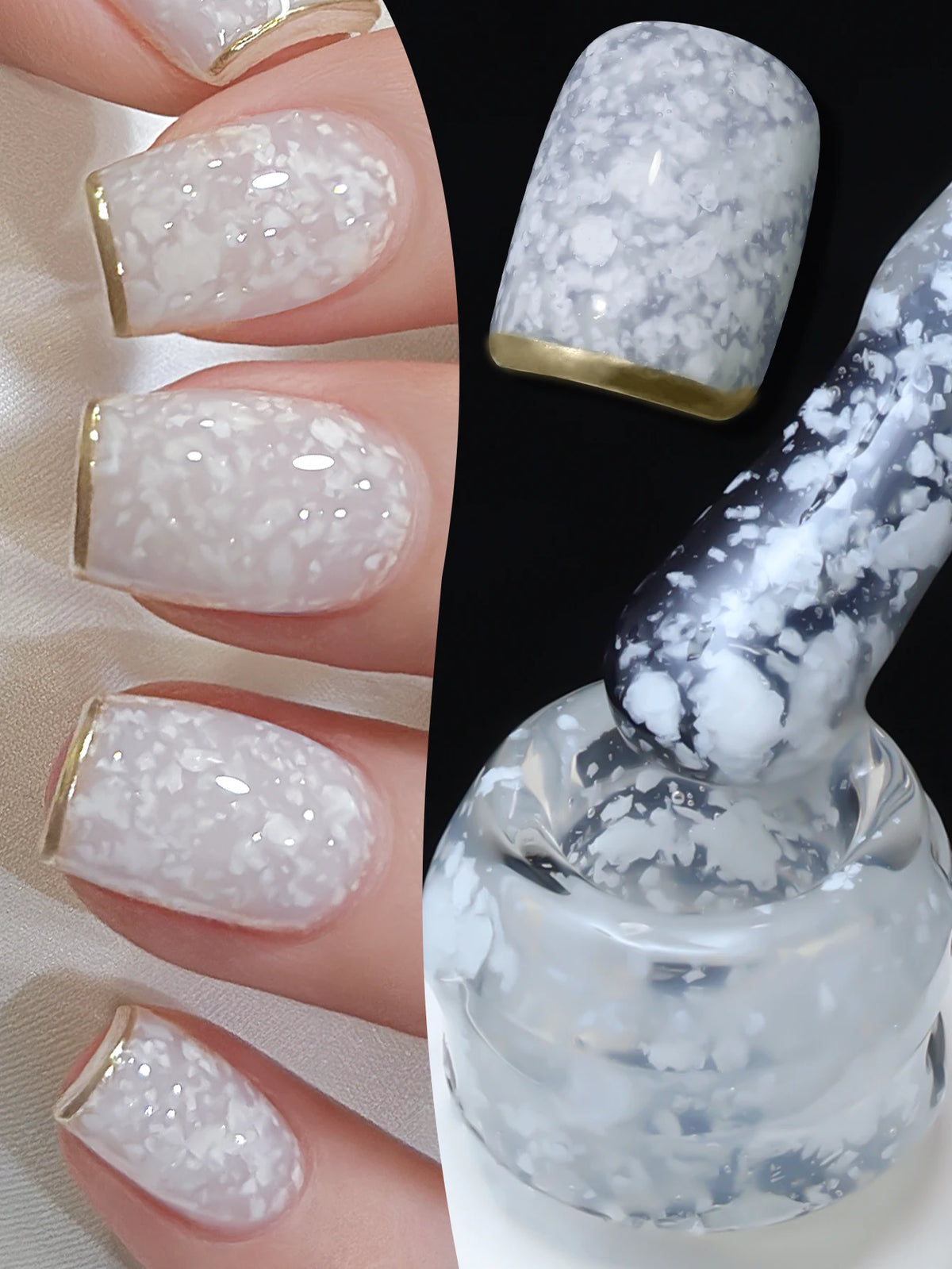 1PC 15ml Eggshell Gel Nail Polish Quail Egg Semi Permanent Nail Gel All For Manicure Soak Off UV LED Gel Varnish Nail Art
