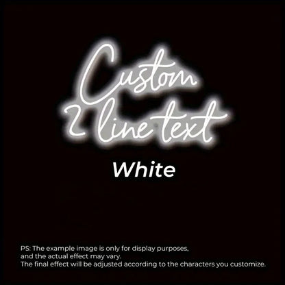 Custom USB-Powered Dual Row LED Neon Sign - Wall-Mounted  for Weddings Events Home Decor Bars Parties & Birthdays Perfect Gift