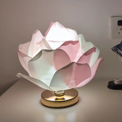 Creative Rose Floral Night Light Table Lamp Decorative Atmosphere Light for Girls Bedroom