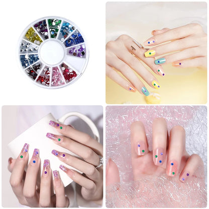 Gel Varnish Kit Professional Nail Gel Kit With Nail Dryer Soak Off Nail Gel Polish Kit  Base Coat  Top Coat Manicure Tools Set