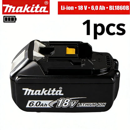 Original makita accessories 6Ah for Makita 18V Battery BL1830B BL1850B BL1850 BL1840 BL1860 BL1815 Replacement Lithium Battery