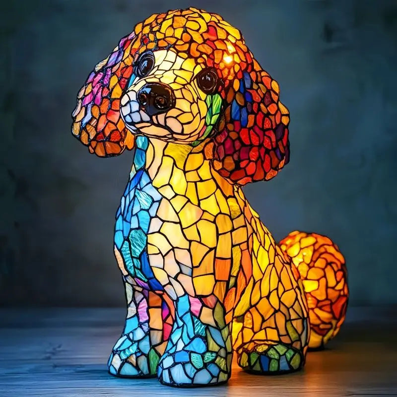 Fun Unique Artistic Cute Dog Shaped Decorative Ornament Small Night Light Modern New Design Atmospheric Lighting