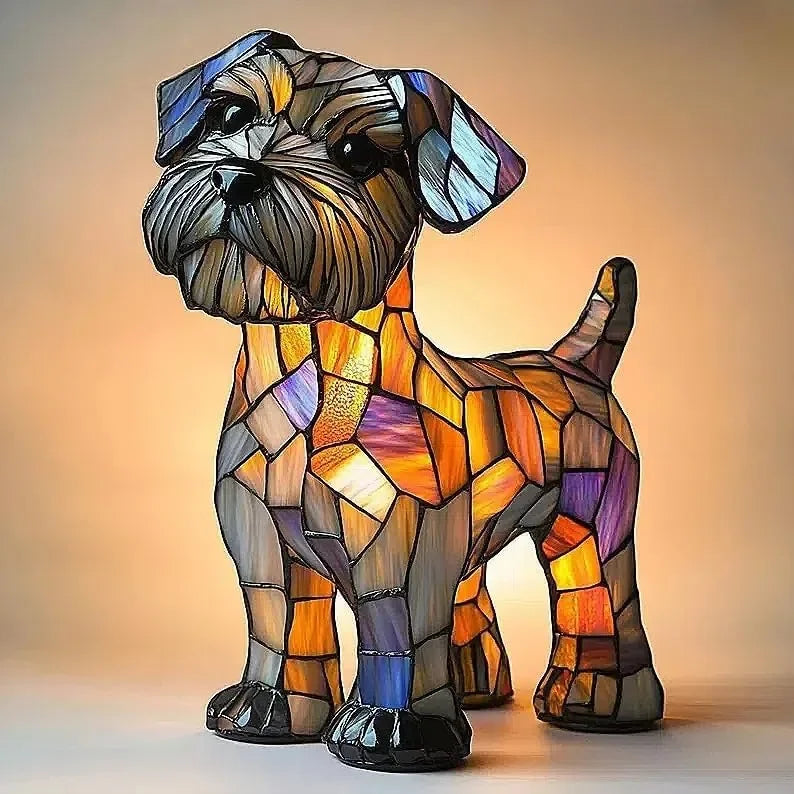 Fun Unique Artistic Cute Dog Shaped Decorative Ornament Small Night Light Modern New Design Atmospheric Lighting