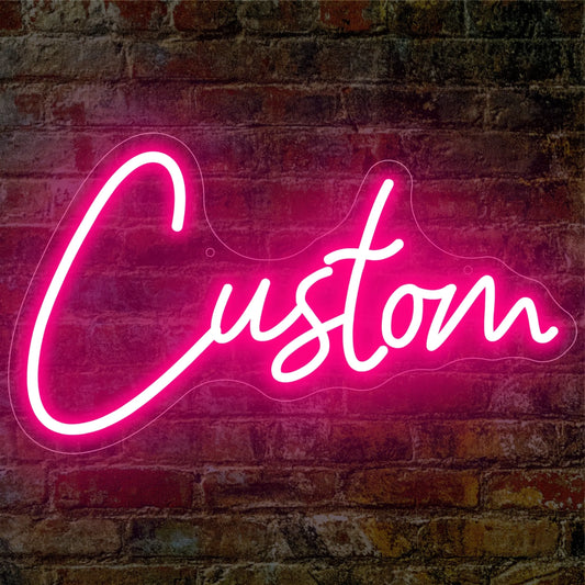 Custom LED Neon Signs, Personalized Letter Light Wall Decor for Weddings, Birthdays, Bedrooms, Game Rooms, Bars & Beauty Studios