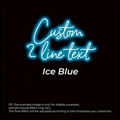 Custom USB-Powered Dual Row LED Neon Sign - Wall-Mounted  for Weddings Events Home Decor Bars Parties & Birthdays Perfect Gift